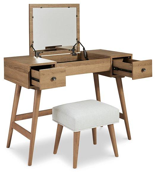 Thadamere Vanity with Stool - Tony’s Furniture Store & Linen (GA) - Multi Location