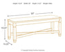 Tyler Creek Dining Bench - Tony’s Furniture Store & Linen (GA) - Multi Location
