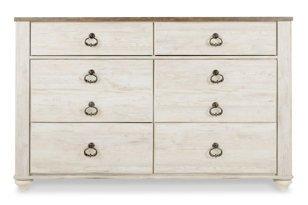 Willowton Dresser and Mirror - Tony’s Furniture Store & Linen (GA) - Multi Location