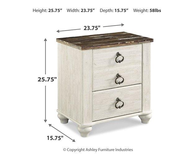 Willowton Nightstand - Tony’s Furniture Store & Linen (GA) - Multi Location