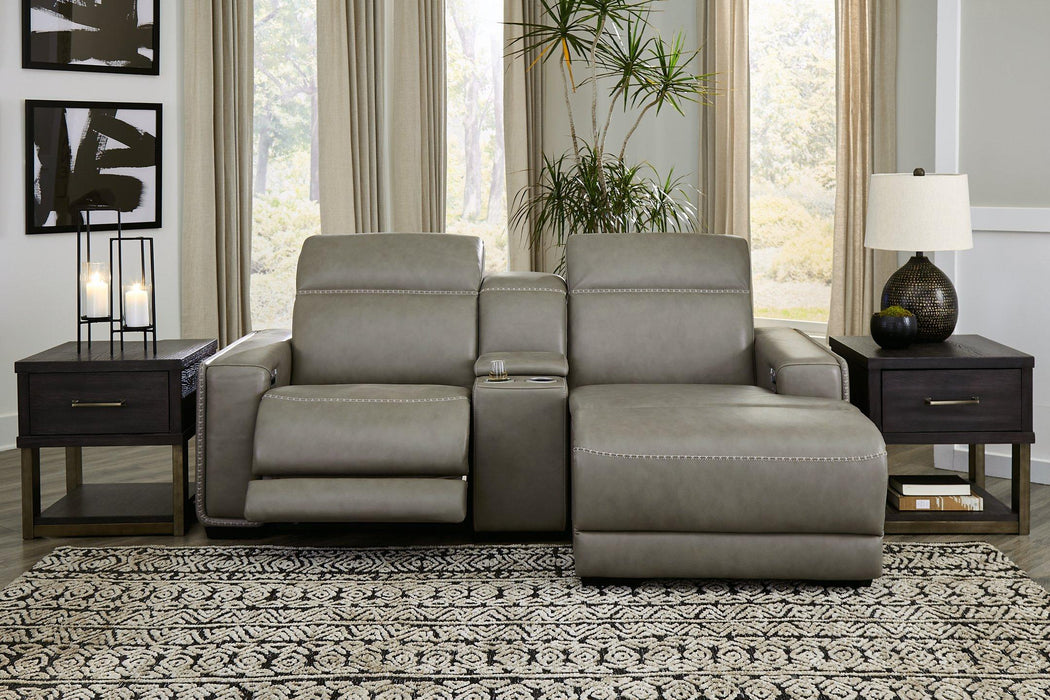Correze Power Reclining Sectional with Chaise - Tony’s Furniture Store & Linen (GA) - Multi Location