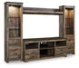 Trinell 4-Piece Entertainment Center - Tony’s Furniture Store & Linen (GA) - Multi Location