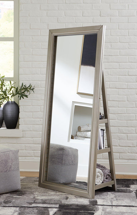 Evesen Floor Standing Mirror with Storage - Tony’s Furniture Store & Linen (GA) - Multi Location