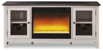 Dorrinson 60" TV Stand with Electric Fireplace - Tony’s Furniture Store & Linen (GA) - Multi Location