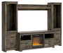 Trinell 4-Piece Entertainment Center with Electric Fireplace - Tony’s Furniture Store & Linen (GA) - Multi Location