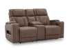 Clean-Slate Power Reclining Loveseat with Console - Tony’s Furniture Store & Linen (GA) - Multi Location