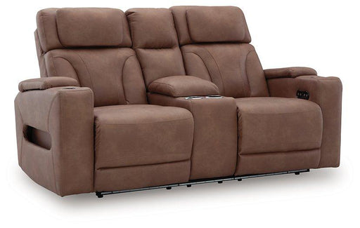 Clean-Slate Power Reclining Loveseat with Console - Tony’s Furniture Store & Linen (GA) - Multi Location