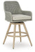Seton Creek Outdoor Bar Height Barstool with Cushion (Set of 2) - Tony’s Furniture Store & Linen (GA) - Multi Location