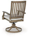 Rainier Ranch Outdoor Swivel Chair with Cushion (Set of 2) - Tony’s Furniture Store & Linen (GA) - Multi Location