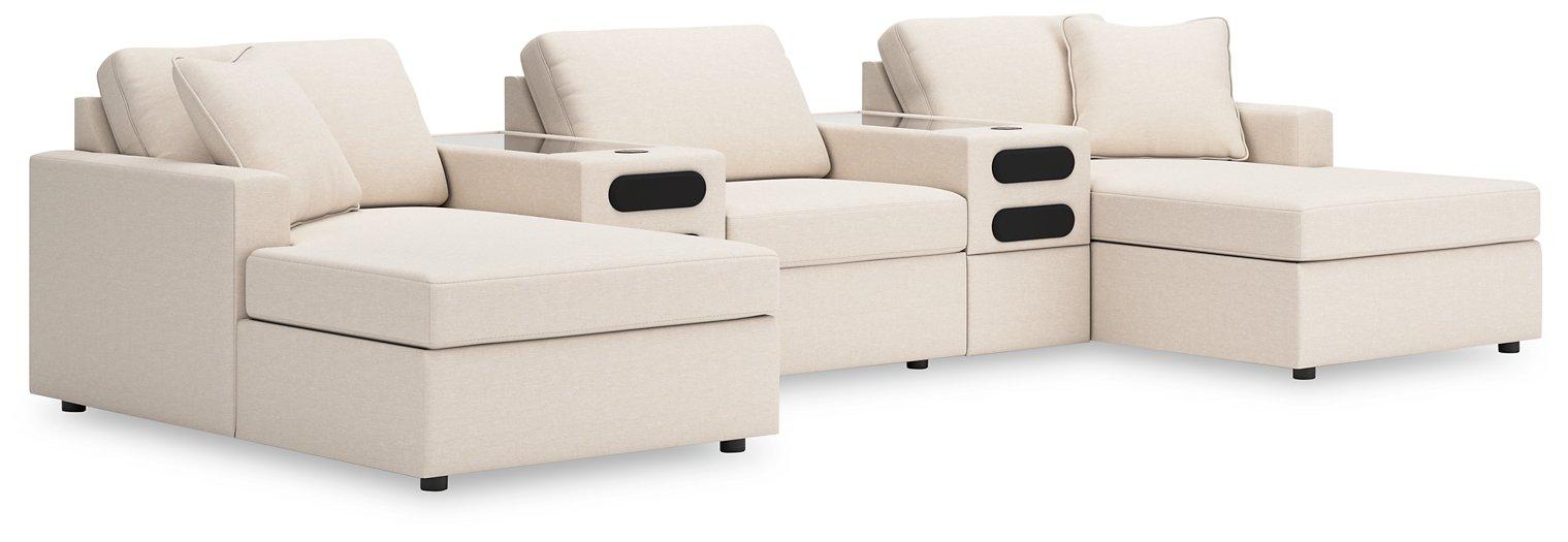 Modmax Double Chaise with Audio Consoles - Tony’s Furniture Store & Linen (GA) - Multi Location
