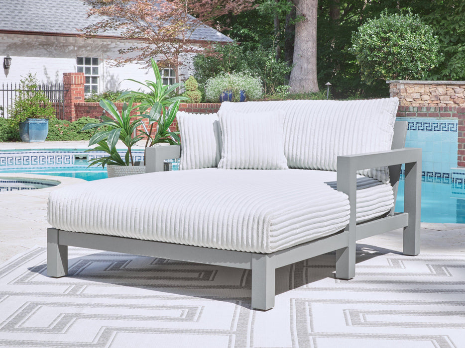 Hurley Park Outdoor Chaise Lounge with Cushion - Tony’s Furniture Store & Linen (GA) - Multi Location