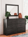 Hollivern Dresser and Mirror - Tony’s Furniture Store & Linen (GA) - Multi Location