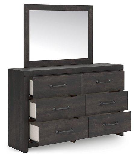 Hollivern Dresser and Mirror - Tony’s Furniture Store & Linen (GA) - Multi Location