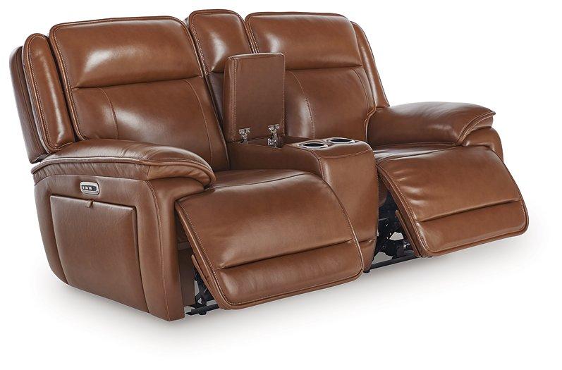 Healy Pier Power Reclining Loveseat with Console - Tony’s Furniture Store & Linen (GA) - Multi Location