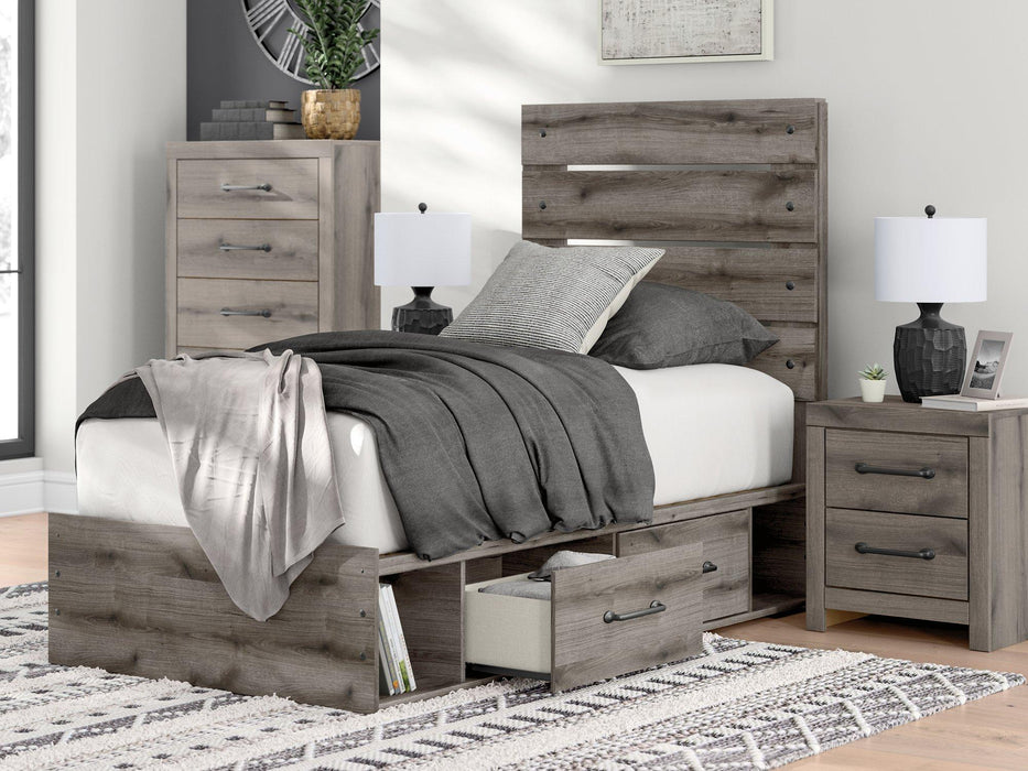 Graystorm Bed with Storage - Tony’s Furniture Store & Linen (GA) - Multi Location