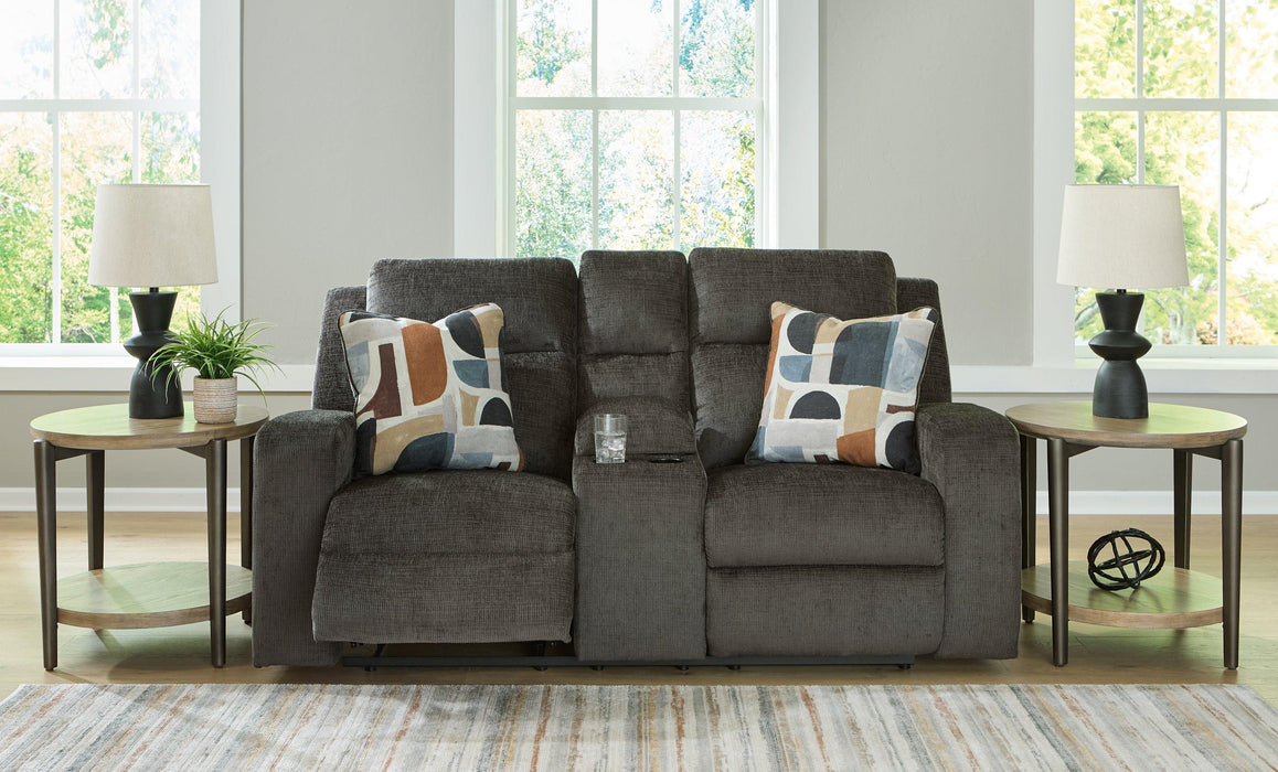 Kanlow Reclining Loveseat with Console - Tony’s Furniture Store & Linen (GA) - Multi Location