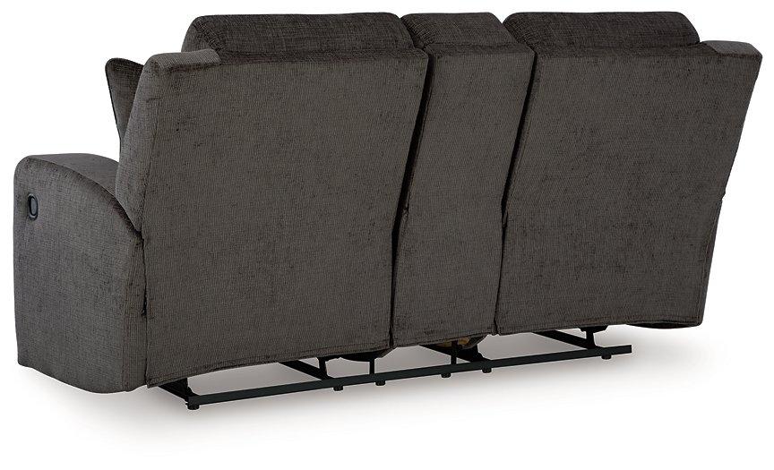 Kanlow Reclining Loveseat with Console - Tony’s Furniture Store & Linen (GA) - Multi Location
