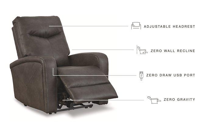 Ryversans Power Recliner - Tony’s Furniture Store & Linen (GA) - Multi Location