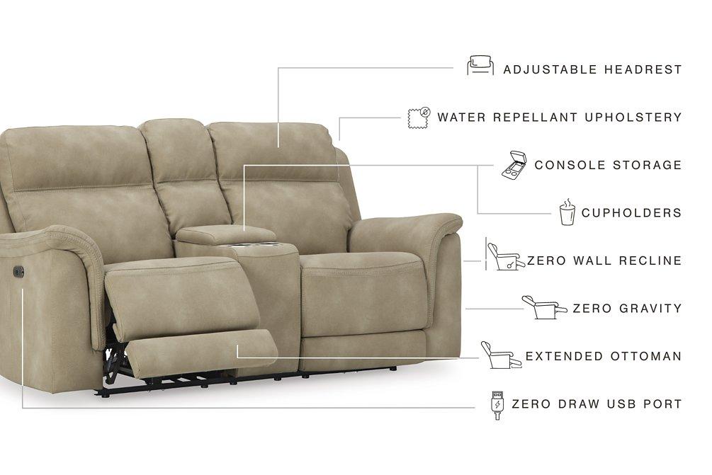 Next-Gen DuraPella Power Reclining Loveseat with Console - Tony’s Furniture Store & Linen (GA) - Multi Location