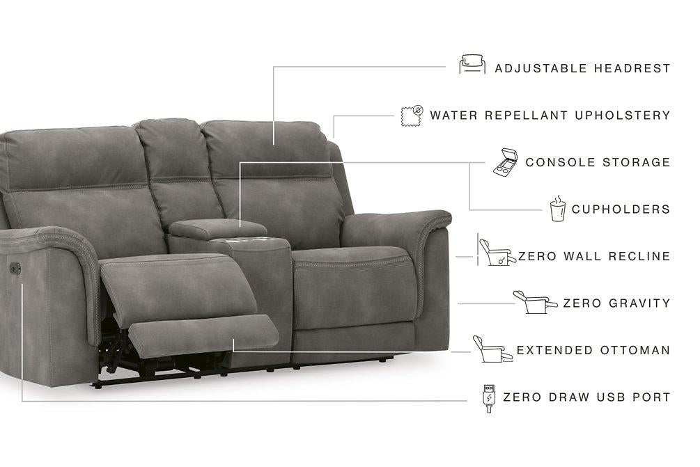 Next-Gen DuraPella Power Reclining Loveseat with Console - Tony’s Furniture Store & Linen (GA) - Multi Location