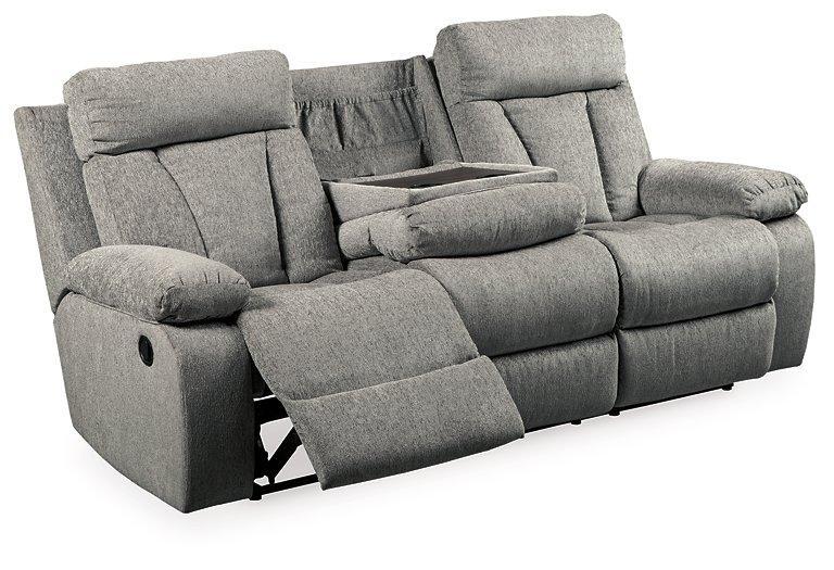 Mitchiner Reclining Sofa with Drop Down Table - Tony’s Furniture Store & Linen (GA) - Multi Location