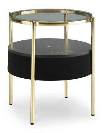 Nedman Accent Table with Speaker - Tony’s Furniture Store & Linen (GA) - Multi Location