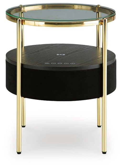 Nedman Accent Table with Speaker - Tony’s Furniture Store & Linen (GA) - Multi Location
