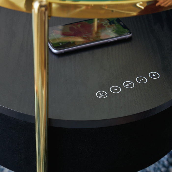 Nedman Accent Table with Speaker - Tony’s Furniture Store & Linen (GA) - Multi Location