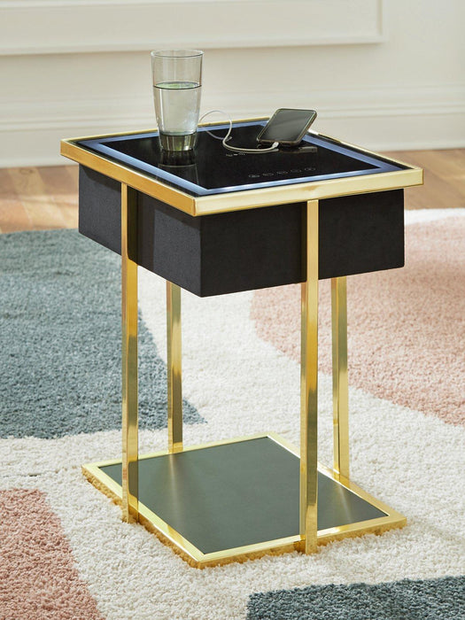 Rexwell Accent Table with Speaker - Tony’s Furniture Store & Linen (GA) - Multi Location