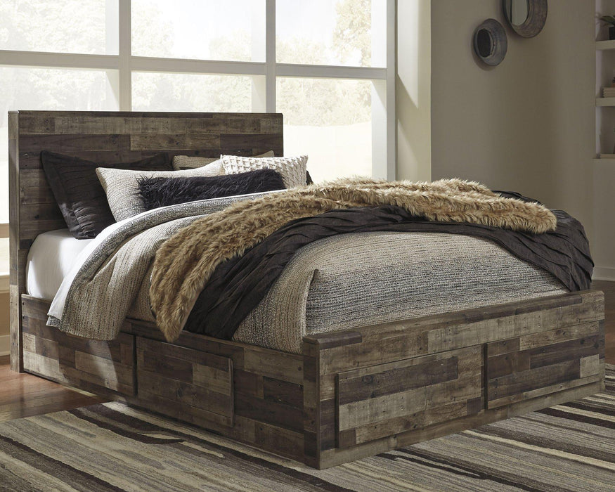 Derekson Bed with 4 Storage Drawers - Tony’s Furniture Store & Linen (GA) - Multi Location