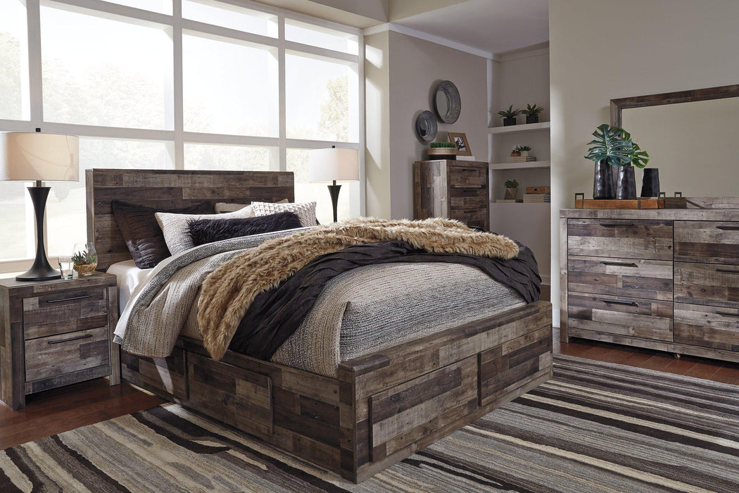 Derekson Bed with 4 Storage Drawers - Tony’s Furniture Store & Linen (GA) - Multi Location