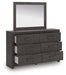 Prendonea Dresser and Mirror - Tony’s Furniture Store & Linen (GA) - Multi Location