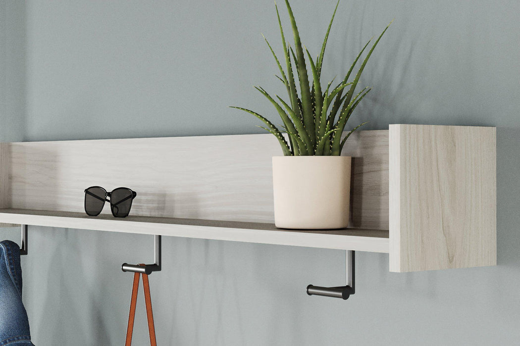 Socalle Wall Mounted Coat Rack with Shelf - Tony’s Furniture Store & Linen (GA) - Multi Location