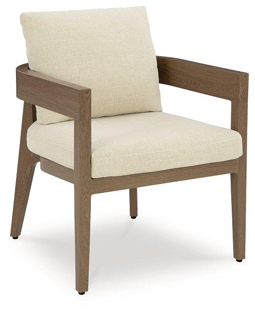 Serene Bay Outdoor Dining Arm Chair with Cushion (Set of 2) - Tony’s Furniture Store & Linen (GA) - Multi Location