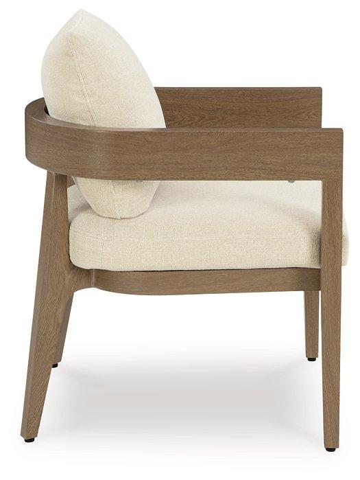 Serene Bay Outdoor Dining Arm Chair with Cushion (Set of 2) - Tony’s Furniture Store & Linen (GA) - Multi Location