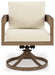 Serene Bay Outdoor Swivel Dining Chair with Cushion (Set of 2) - Tony’s Furniture Store & Linen (GA) - Multi Location