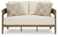 Serene Bay Outdoor Loveseat with Cushion - Tony’s Furniture Store & Linen (GA) - Multi Location