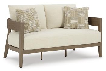 Serene Bay Outdoor Loveseat with Cushion - Tony’s Furniture Store & Linen (GA) - Multi Location