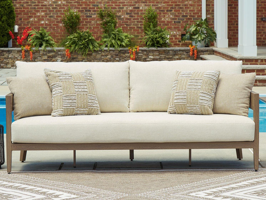 Serene Bay Outdoor Sofa with Cushion - Tony’s Furniture Store & Linen (GA) - Multi Location