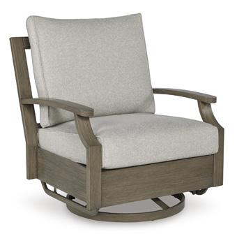Rainier Ranch Outdoor Swivel Glider Chair with Cushion - Tony’s Furniture Store & Linen (GA) - Multi Location