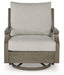 Rainier Ranch Outdoor Swivel Glider Chair with Cushion - Tony’s Furniture Store & Linen (GA) - Multi Location