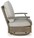 Rainier Ranch Outdoor Swivel Glider Chair with Cushion - Tony’s Furniture Store & Linen (GA) - Multi Location