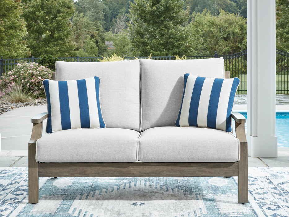 Rainier Ranch Outdoor Loveseat with Cushion - Tony’s Furniture Store & Linen (GA) - Multi Location