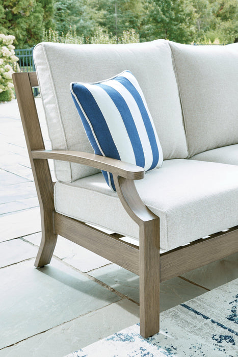 Rainier Ranch Outdoor Loveseat with Cushion - Tony’s Furniture Store & Linen (GA) - Multi Location
