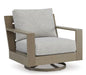 Kimpton Isle Outdoor Swivel Lounge Chair with Cushion - Tony’s Furniture Store & Linen (GA) - Multi Location