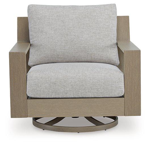 Kimpton Isle Outdoor Swivel Lounge Chair with Cushion - Tony’s Furniture Store & Linen (GA) - Multi Location