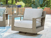 Kimpton Isle Outdoor Swivel Lounge Chair with Cushion - Tony’s Furniture Store & Linen (GA) - Multi Location
