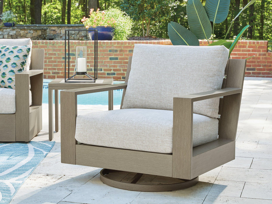 Kimpton Isle Outdoor Swivel Lounge Chair with Cushion - Tony’s Furniture Store & Linen (GA) - Multi Location