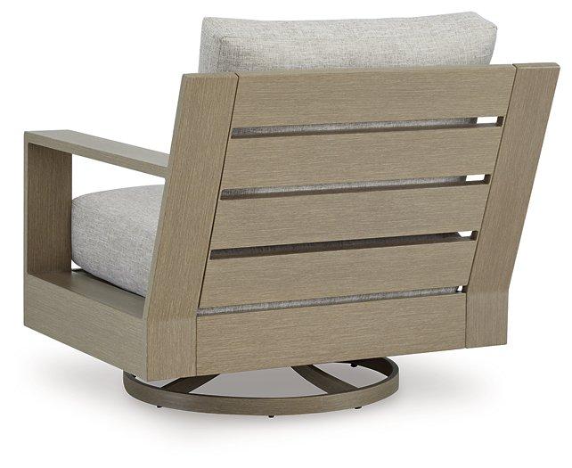 Kimpton Isle Outdoor Swivel Lounge Chair with Cushion - Tony’s Furniture Store & Linen (GA) - Multi Location