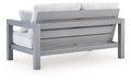 Hurley Park Outdoor Loveseat with Cushion - Tony’s Furniture Store & Linen (GA) - Multi Location